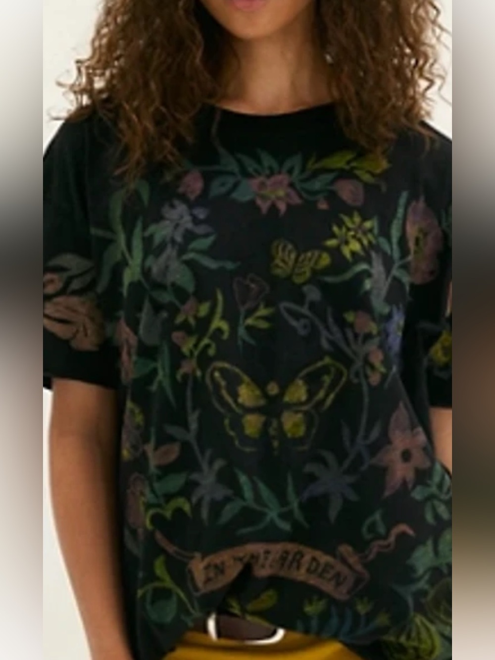 Free People The Bureau Secret Garden Tee